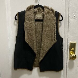Velvet by Graham & Spencer Faux Fur & Suede Vest